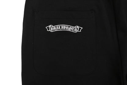 Chrome Hearts "Sanskrit Horseshoe" Embroidered Straight-Leg Sweatpants