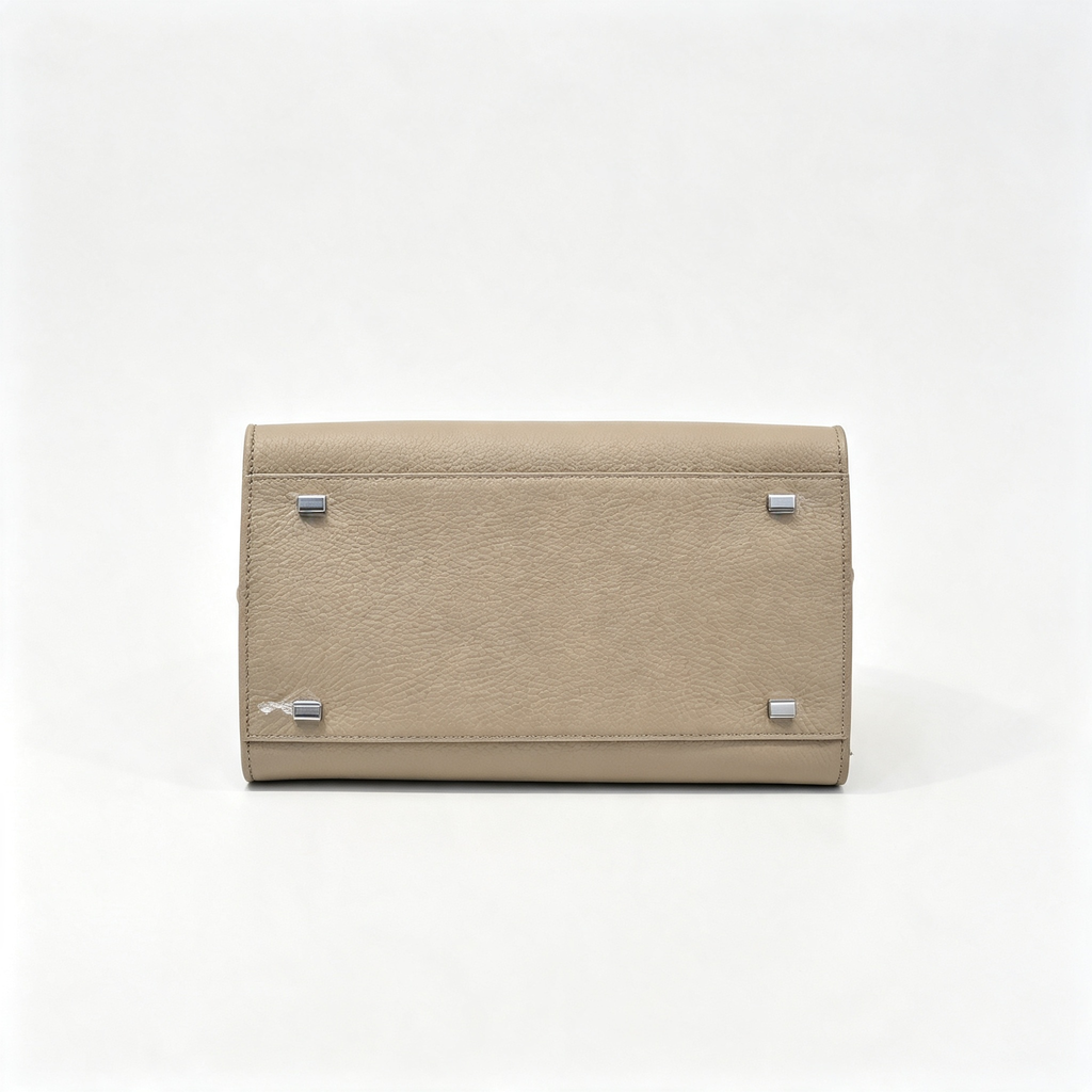 The Row Soft Margaux 10 Leather Tote Bag | Minimalist Commuter Handbag with Detachable Strap | Women's Designer Shoulder Bag