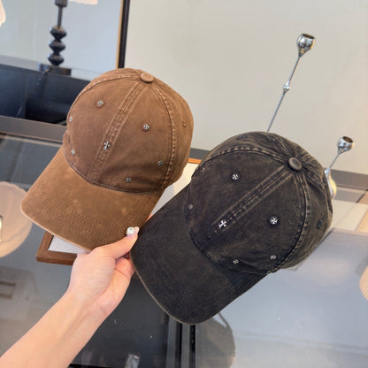 Chrome Hearts Distressed Washed Baseball Cap