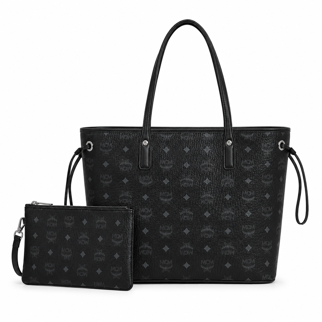 MCM Liz Series Medium Reversible Tote with Pouch
