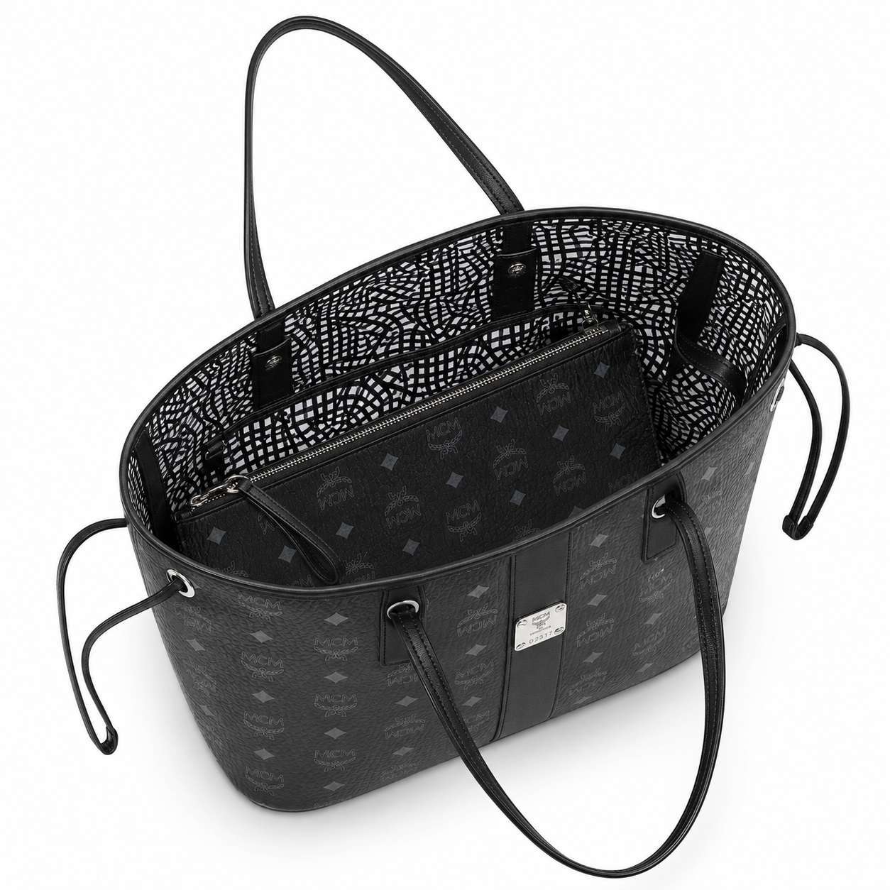 MCM Liz Series Medium Reversible Tote with Pouch