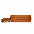 MCM Aren Crescent Shoulder Bag