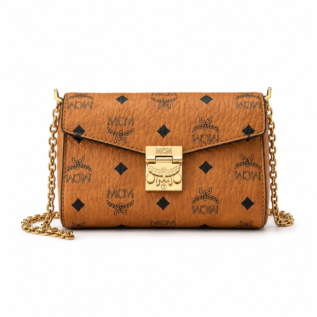 MCM Tracy Series Small Envelope Chain Bag