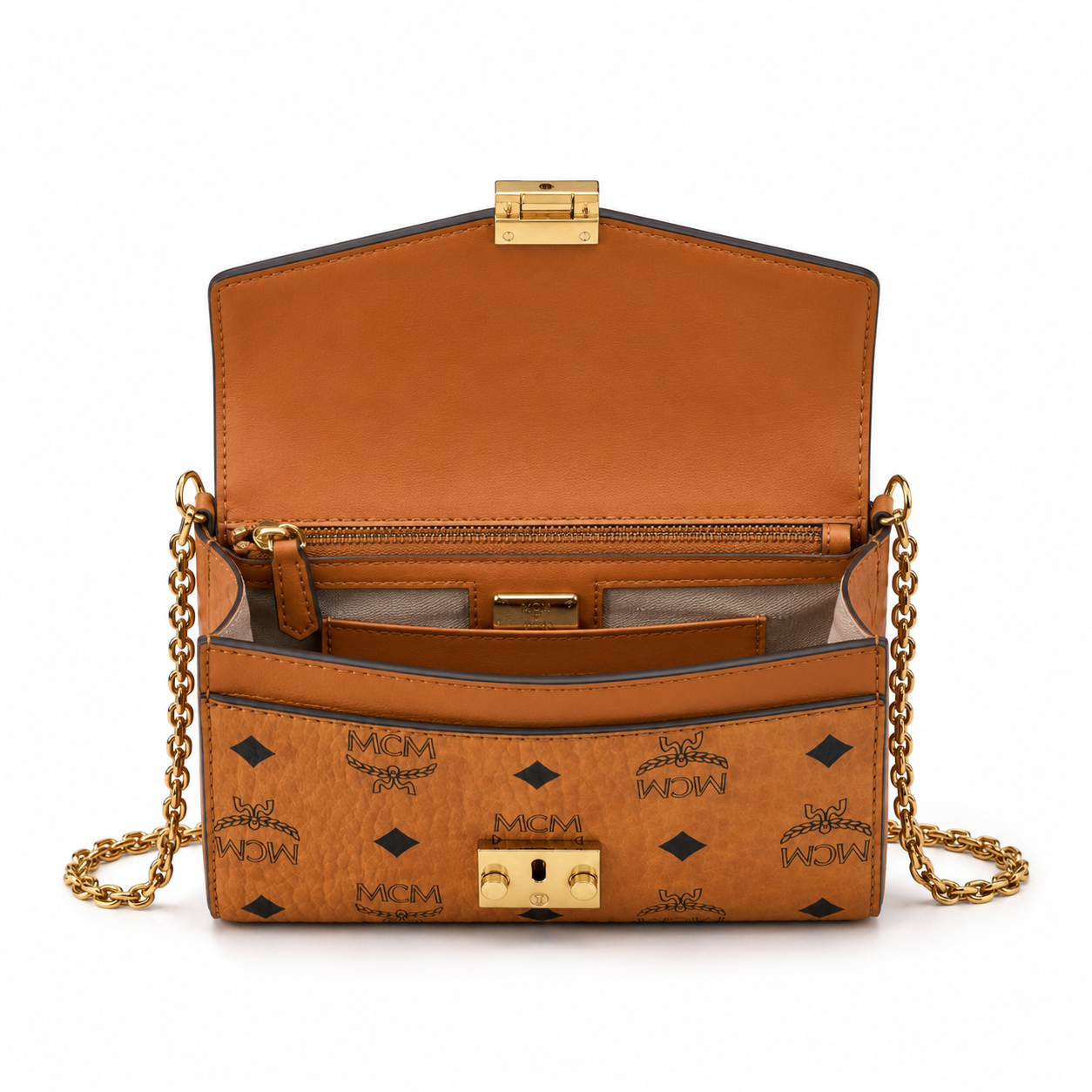 MCM Tracy Series Small Envelope Chain Bag