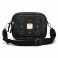 MCM Aren Series Black Camera Bag