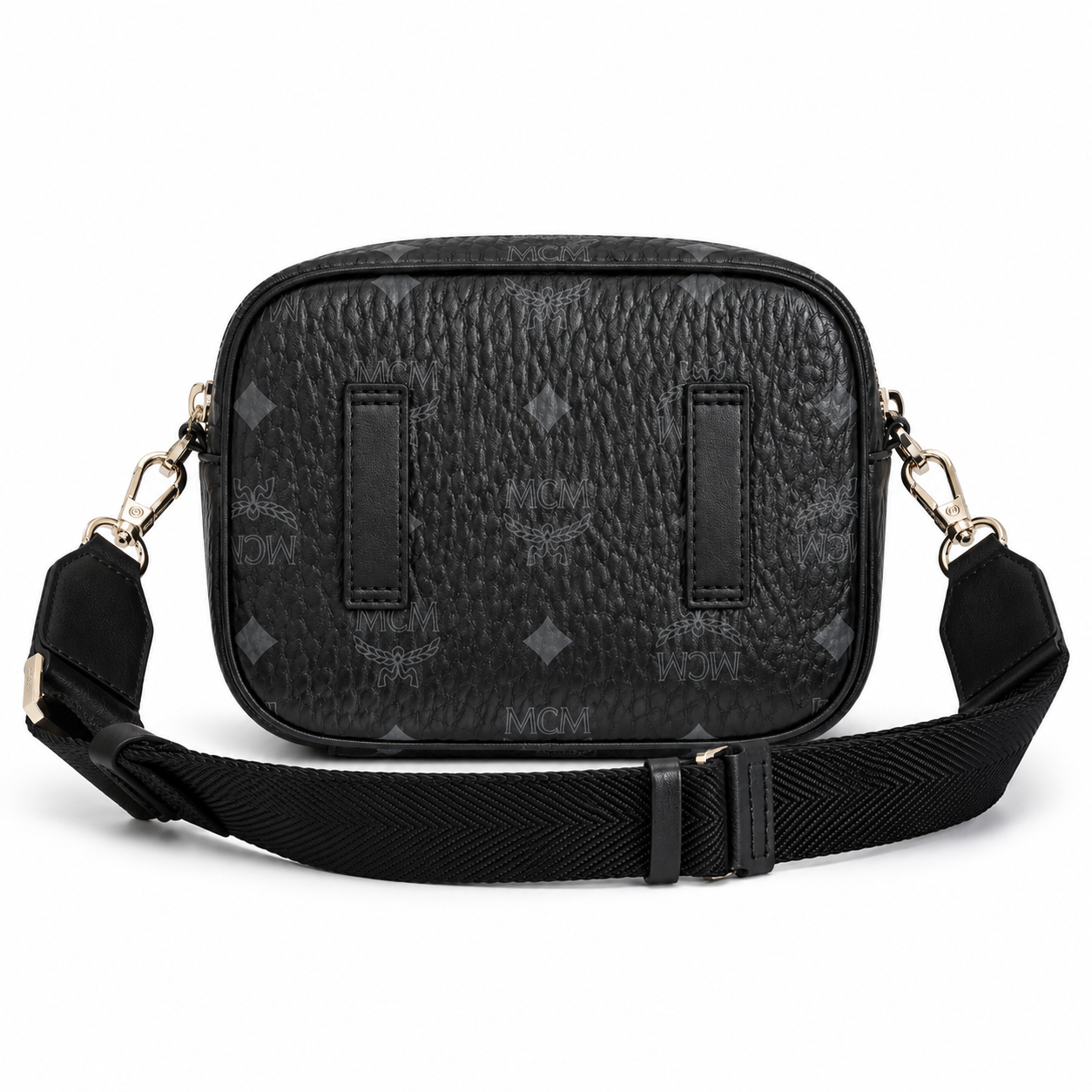 MCM Aren Series Black Camera Bag