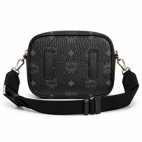 MCM Aren Series Black Camera Bag