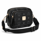MCM Aren Series Black Camera Bag