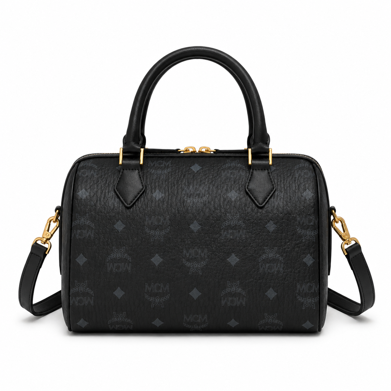 MCM Ella Series Small Boston Bag