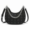 MCM Aren Crescent Bag