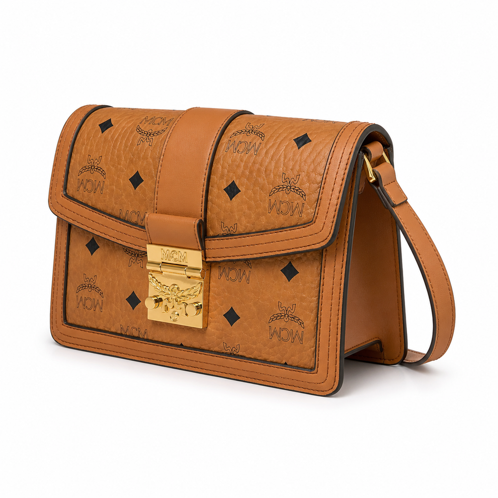 MCM Tracy Series Small Shoulder & Crossbody Bag
