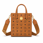 MCM Klassik Visetos Mini Music Book Bag