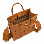 MCM Klassik Visetos Mini Music Book Bag