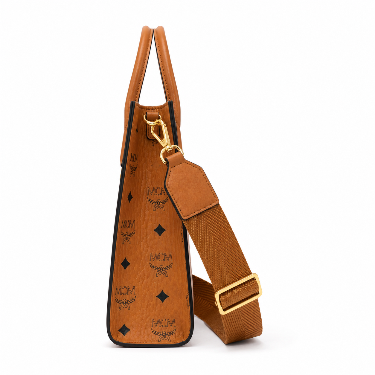 MCM Klassik Visetos Mini Music Book Bag