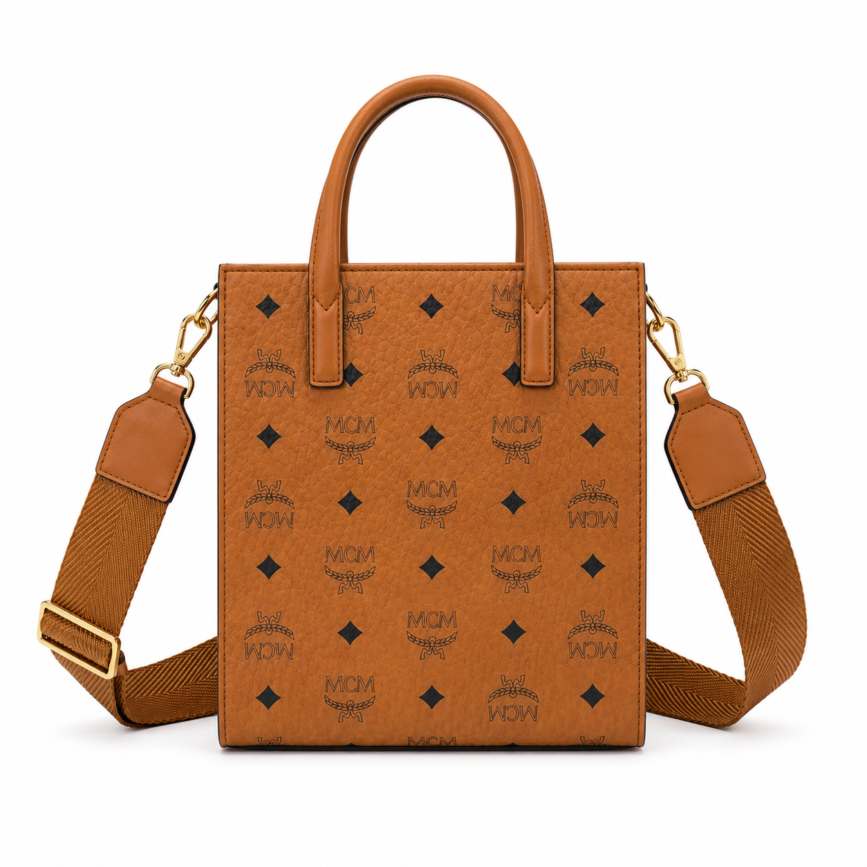MCM Klassik Visetos Mini Music Book Bag