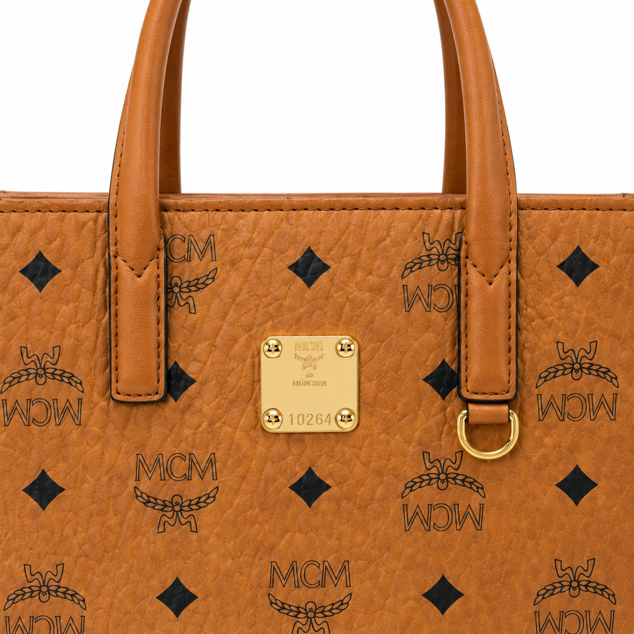 MCM Klassik Visetos Mini Music Book Bag