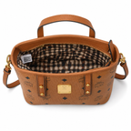 MCM Toni Visetos Mini Basket Tote Bag