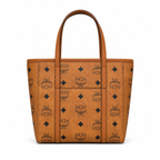 MCM Toni Visetos Mini Basket Tote Bag