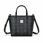 MCM Toni Visetos Mini Basket Tote Bag