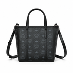 MCM Toni Visetos Mini Basket Tote Bag