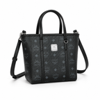 MCM Toni Visetos Mini Basket Tote Bag