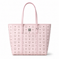 MCM Liz Visetos Series Pink Tote Bag