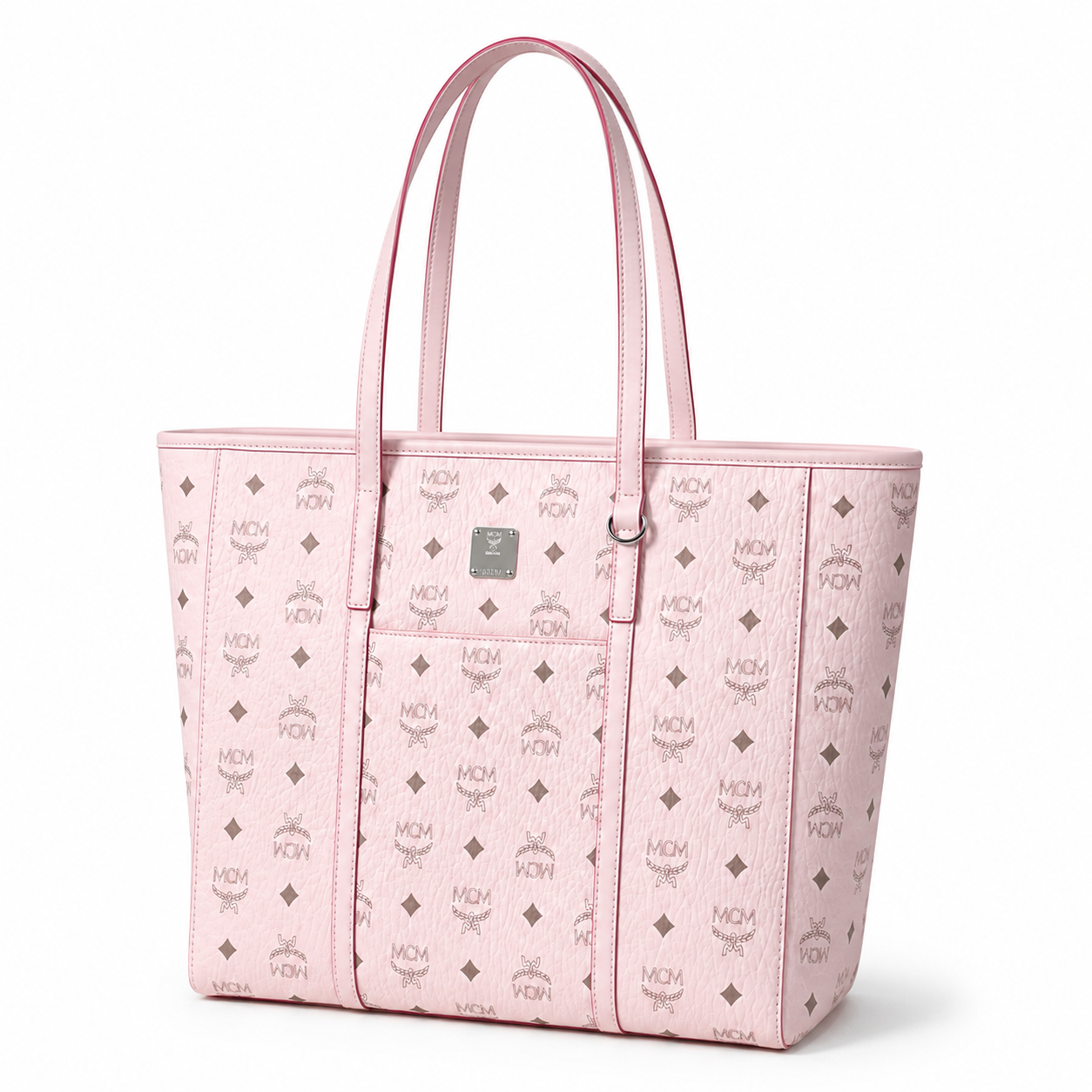 MCM Liz Visetos Series Pink Tote Bag