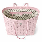 MCM Liz Visetos Series Pink Tote Bag