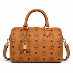 MCM Ella Series Mini Boston Bag