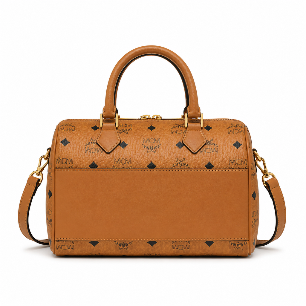 MCM Ella Series Mini Boston Bag