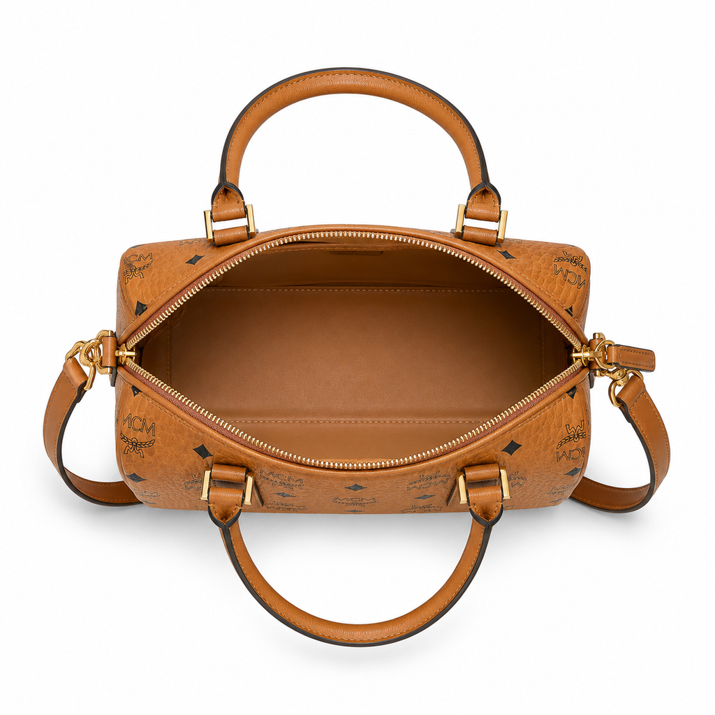 MCM Ella Series Mini Boston Bag
