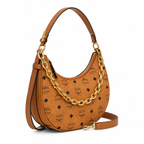 MCM Aren Crescent Bag