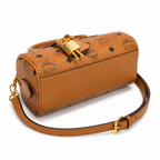 MCM Ella Visetos Series Mini Boston Bag