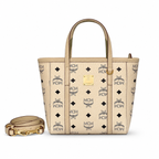 MCM Toni Visetos Series Mini Basket Tote Bag