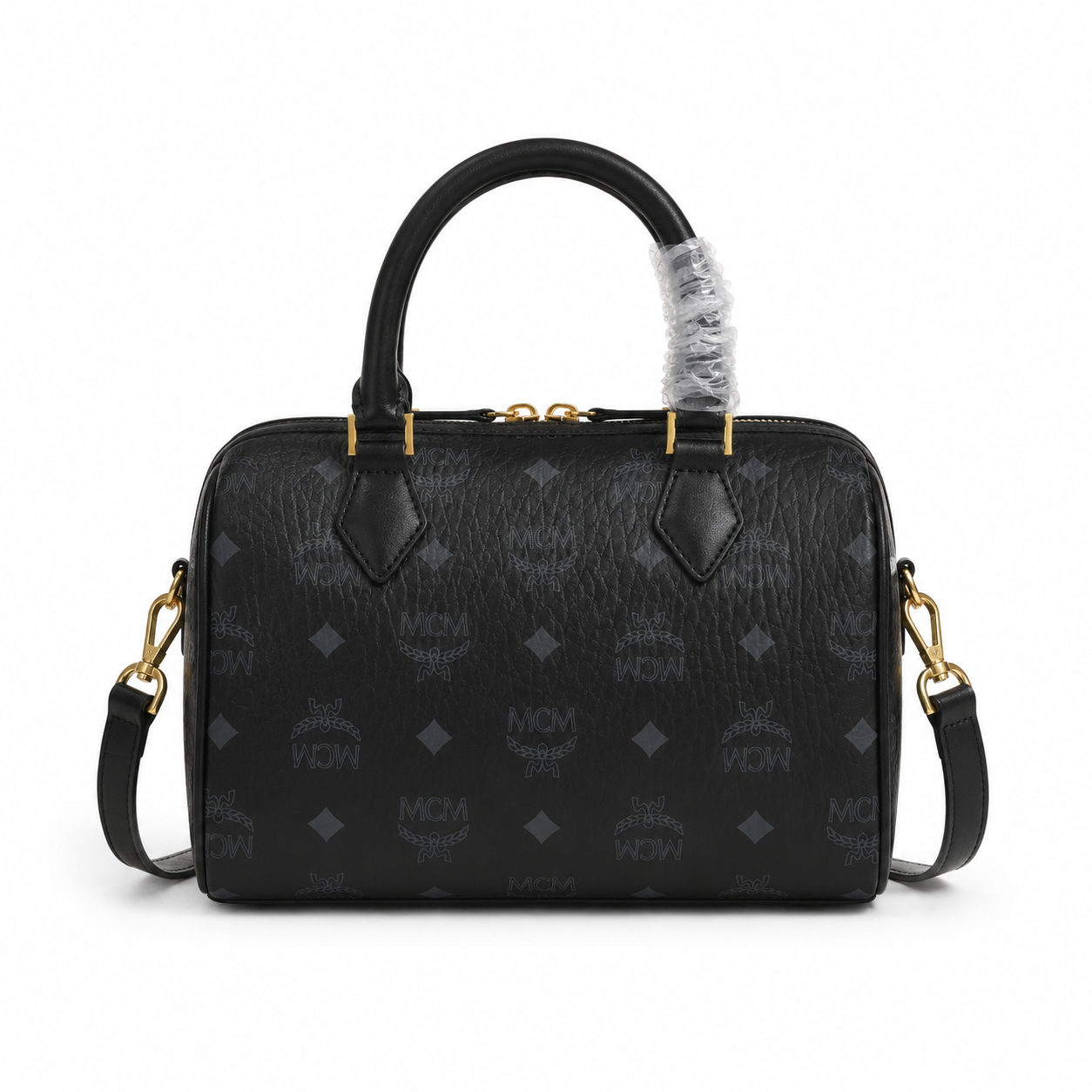 MCM Ella Visetos Boston Bag
