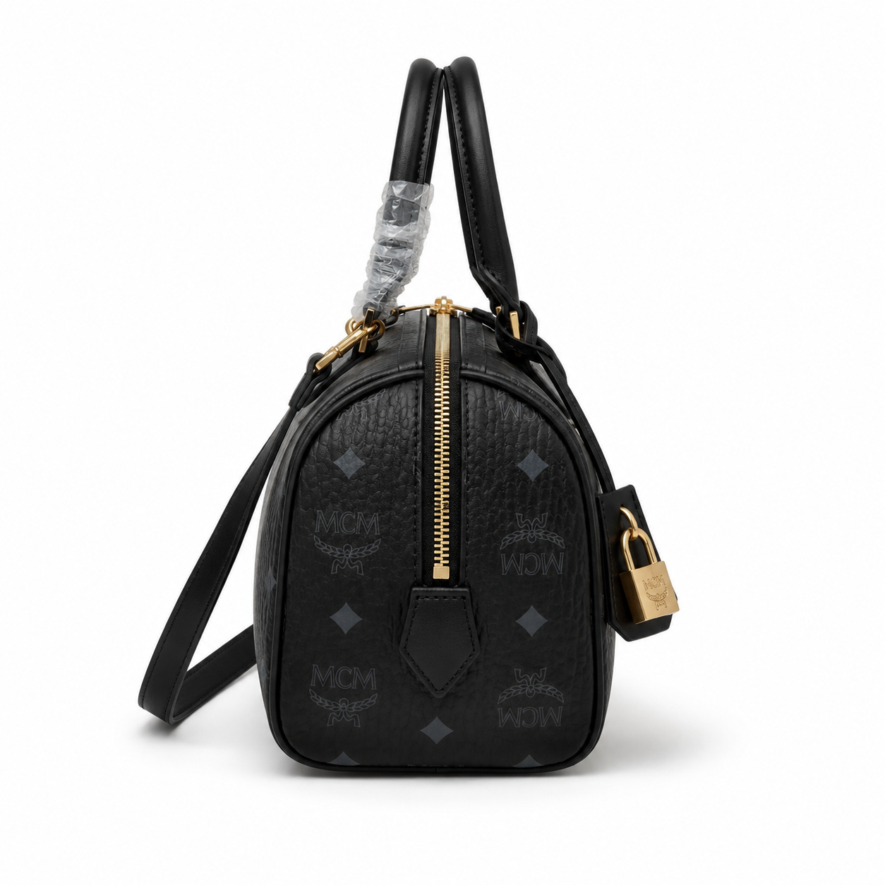MCM Ella Visetos Boston Bag