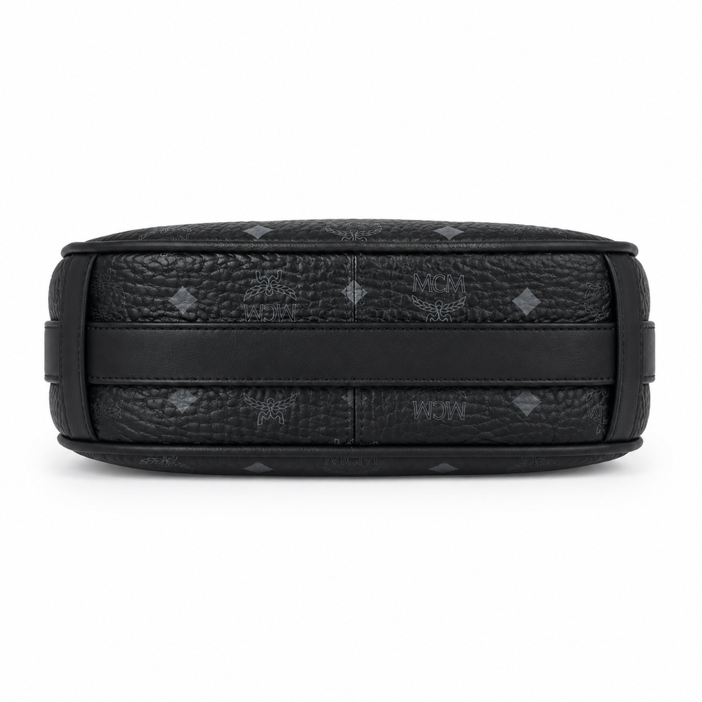 MCM Aren Series Crescent Shoulder Bag