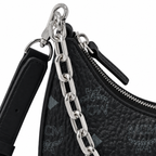 MCM Aren Series Crescent Shoulder Bag