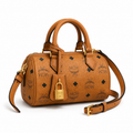 MCM Ella Visetos Series Mini Boston Bag