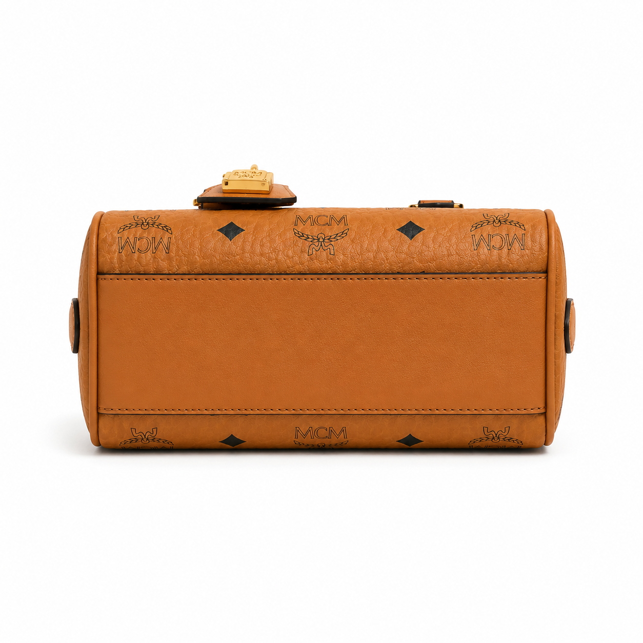 MCM Ella Visetos Series Mini Boston Bag