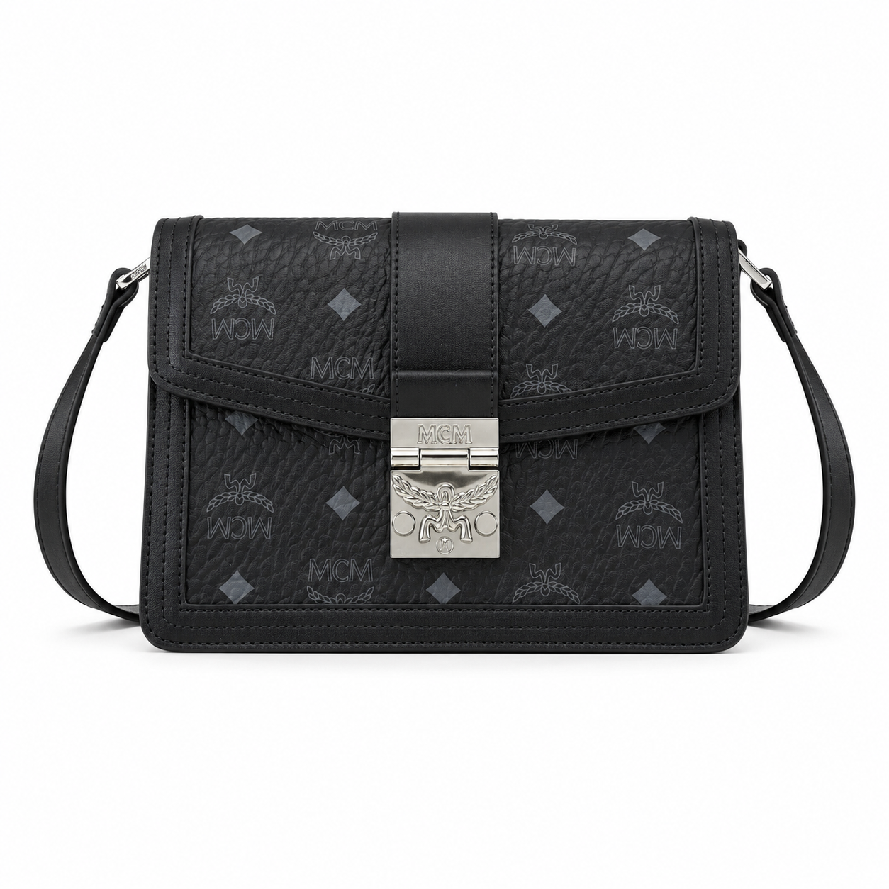 MCM Tracy Visetos Series Small Shoulder & Crossbody Bag