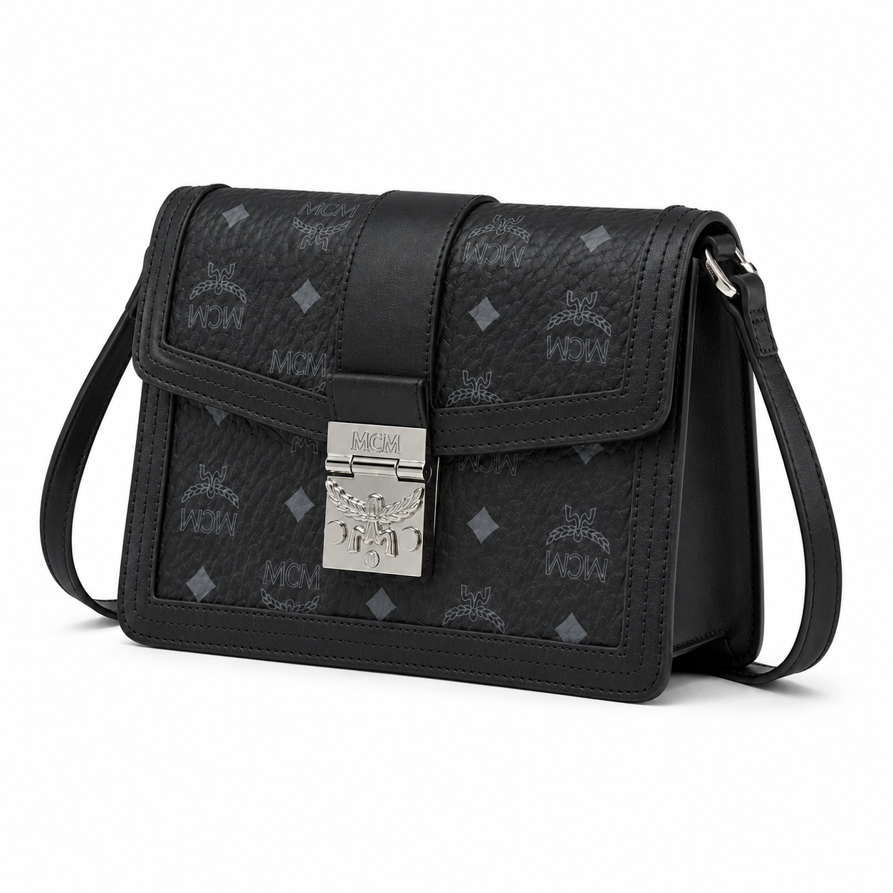 MCM Tracy Visetos Series Small Shoulder & Crossbody Bag