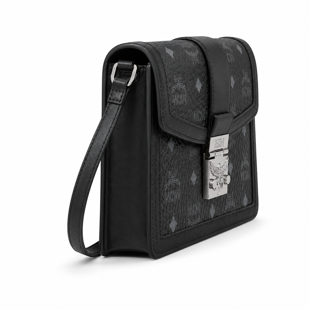 MCM Tracy Visetos Series Small Shoulder & Crossbody Bag