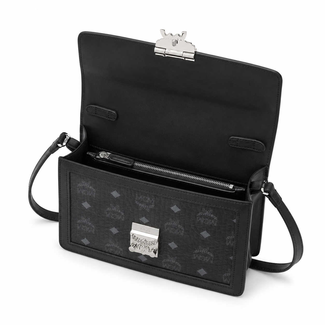 MCM Tracy Visetos Series Small Shoulder & Crossbody Bag