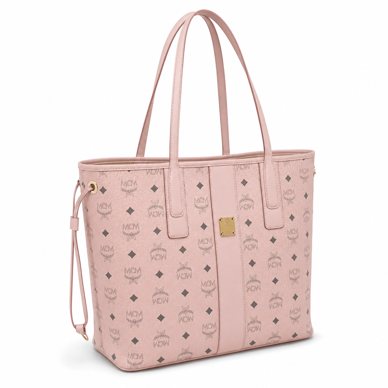 MCM Liz Visetos Series Medium Reversible Tote Bag with Pouch