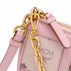 MCM Delmy Visetos Series Mini Chain Shoulder Bag
