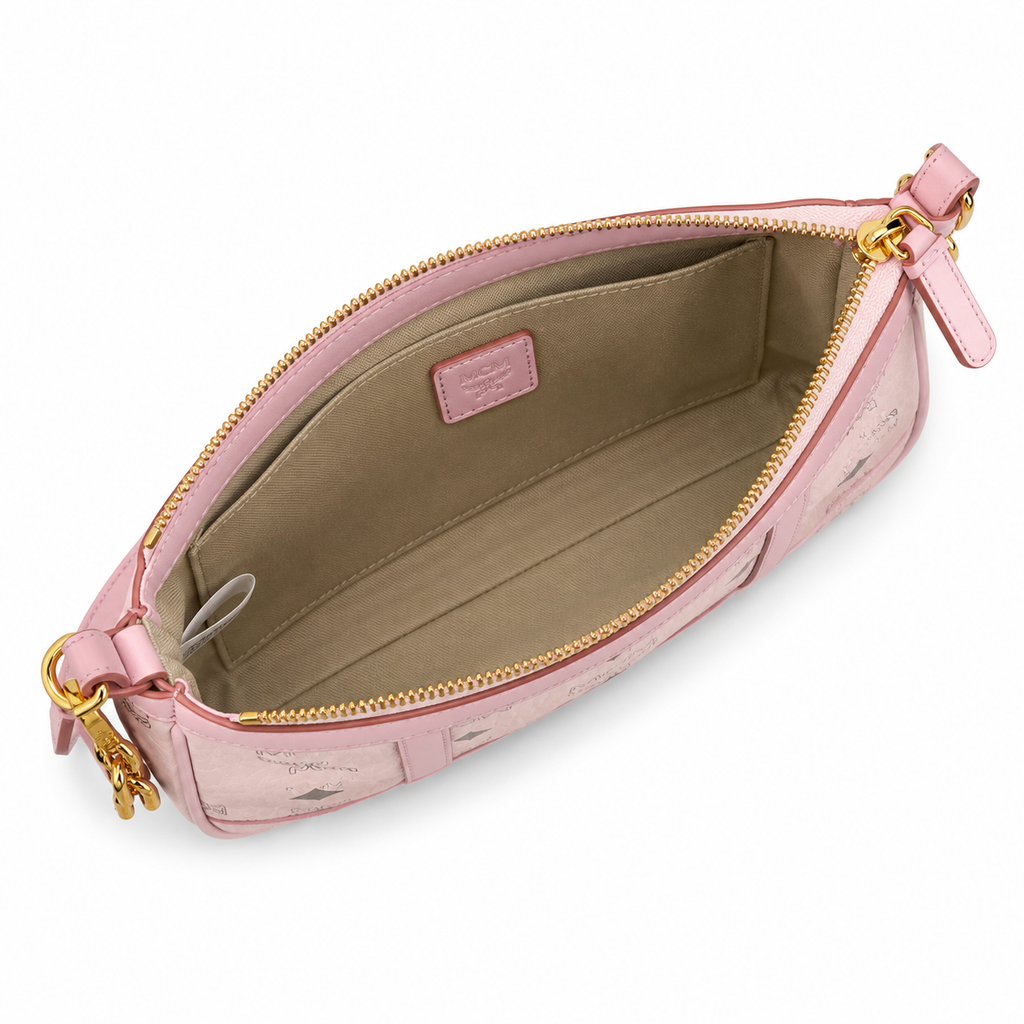 MCM Delmy Visetos Series Mini Chain Shoulder Bag