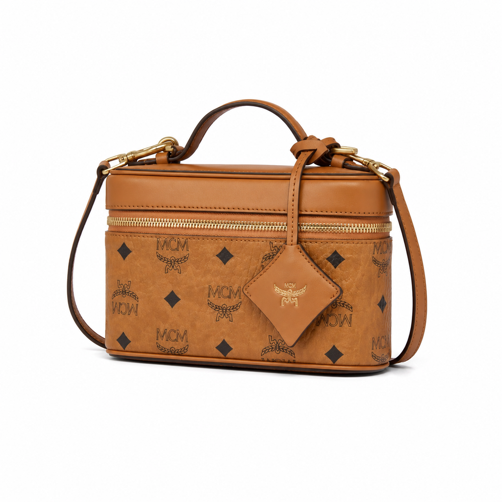 MCM Aren Visetos Series Mini Box Bag