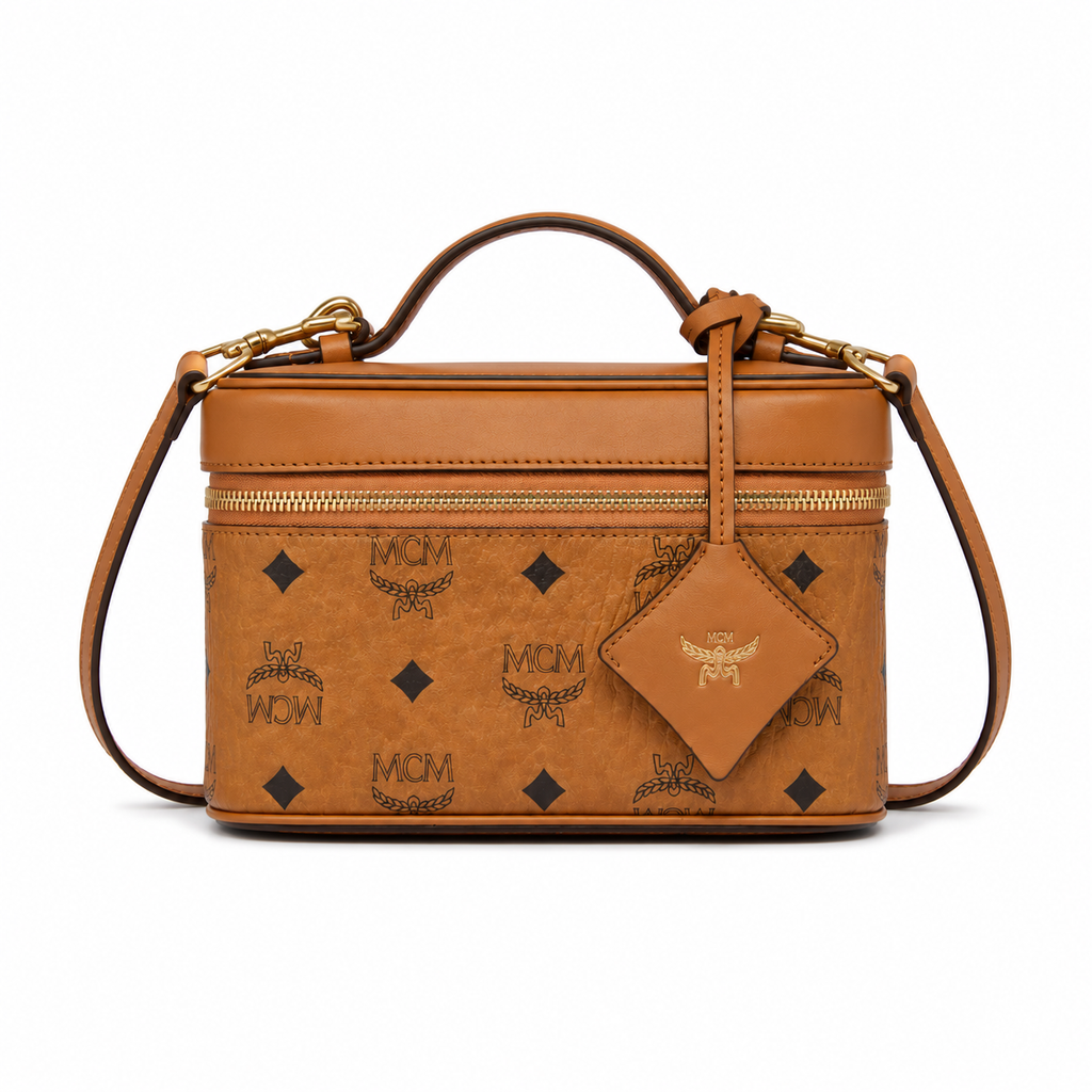 MCM Aren Visetos Series Mini Box Bag