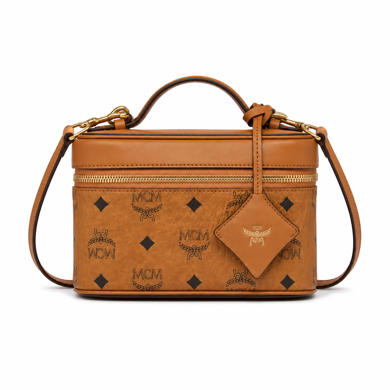 MCM Aren Visetos Series Mini Box Bag